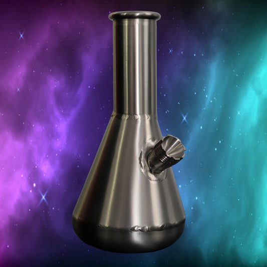 Eqinile - Premium Titanium Bong 18mm Brushed Finnish